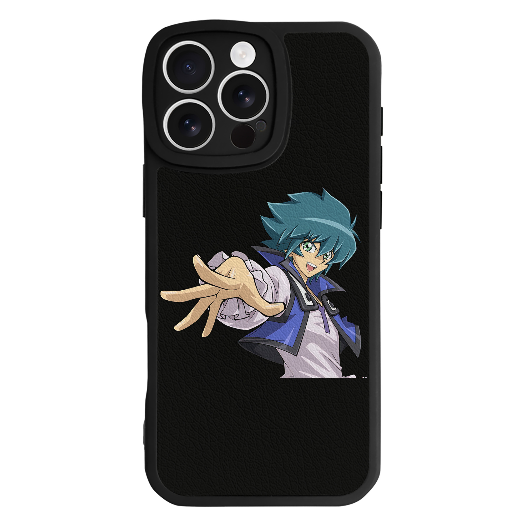 （画像用） 遊☆戯☆王 Yu-Gi-Oh! 【iPhone 16シリーズ対応】シリコンスマホケース（レザー調） 材質：シリコン